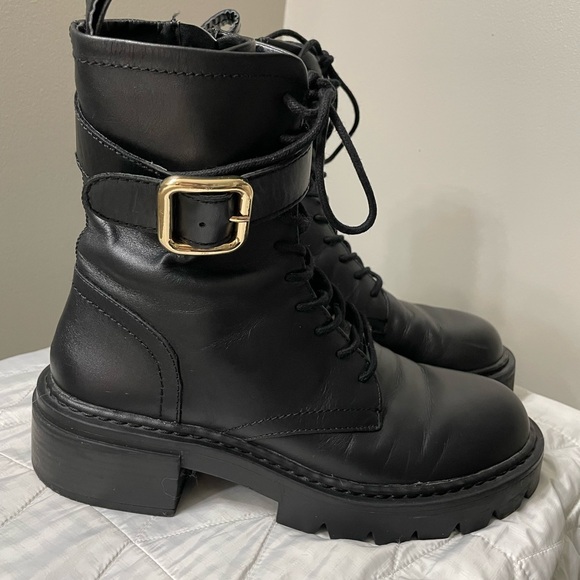 Zara size 38 EU combat boots - Picture 3 of 9